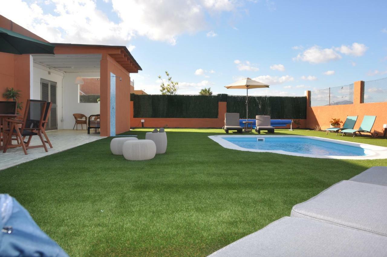 Eco Villa White Suite With Climatized Pool Caleta De Fuste Dış mekan fotoğraf