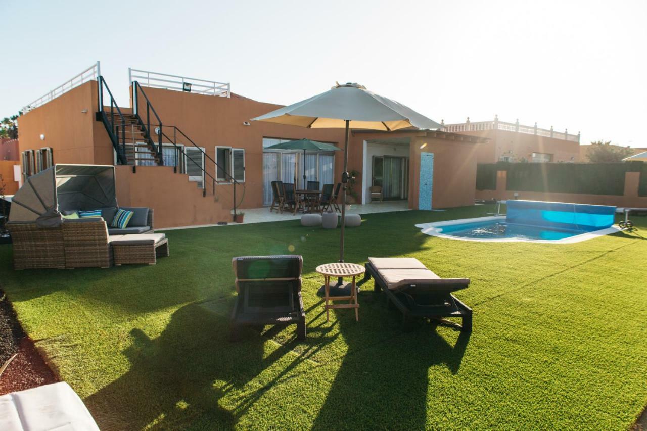 Eco Villa White Suite With Climatized Pool Caleta De Fuste Dış mekan fotoğraf